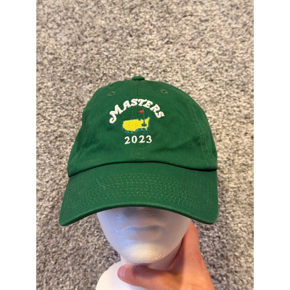 Masters Hat Mens OS Green 2023 Golf Tournament Adjustable Strapback Dad Cap